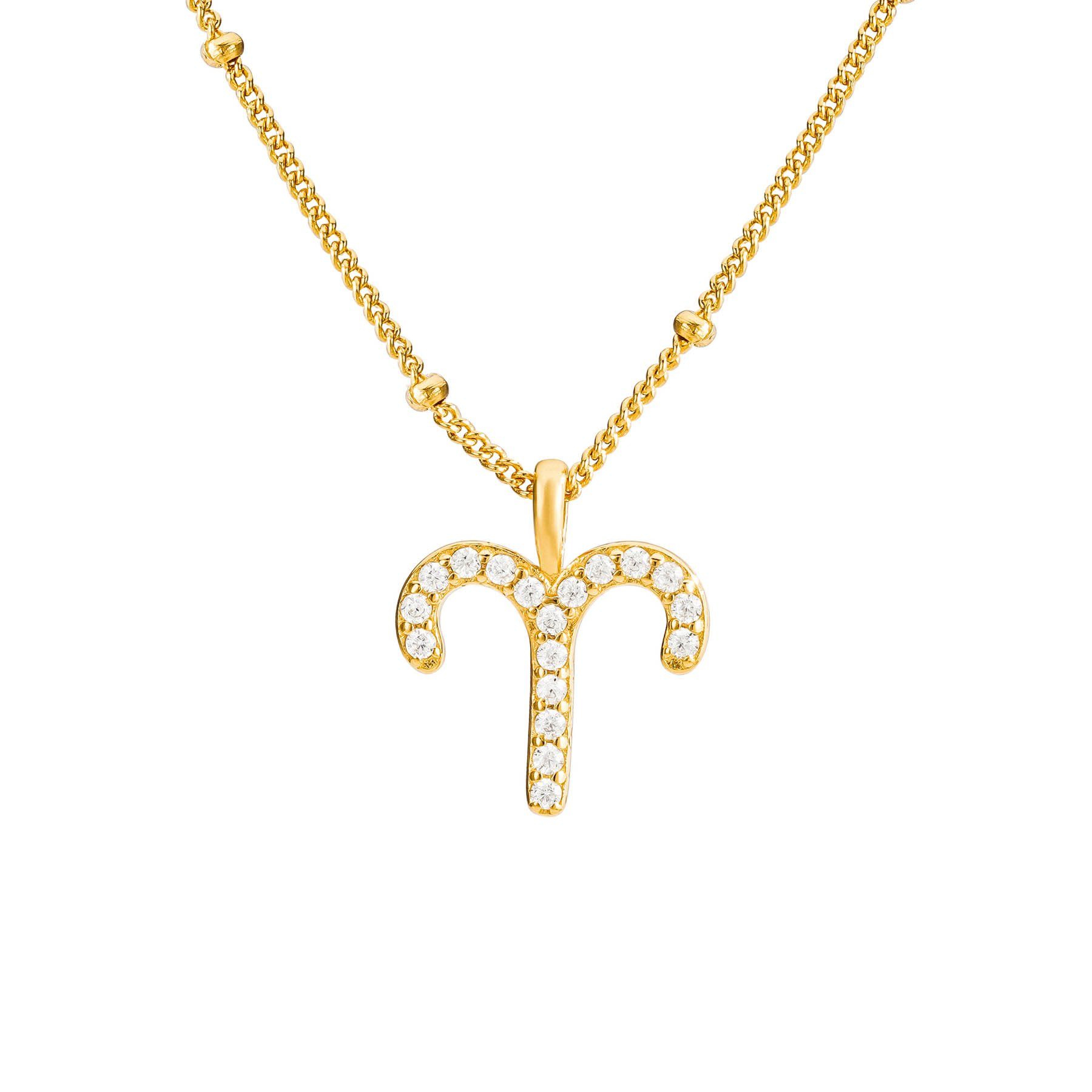 Brandlinger Kette mit Anhänger Sternzeichenkette, Silber 925 vergoldet, Ste günstig online kaufen