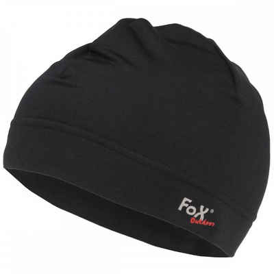 FoxOutdoor Beanie Mütze, "RUN", schwarz - L/XL (Packung) atmungsaktiv und schnelltrocknend