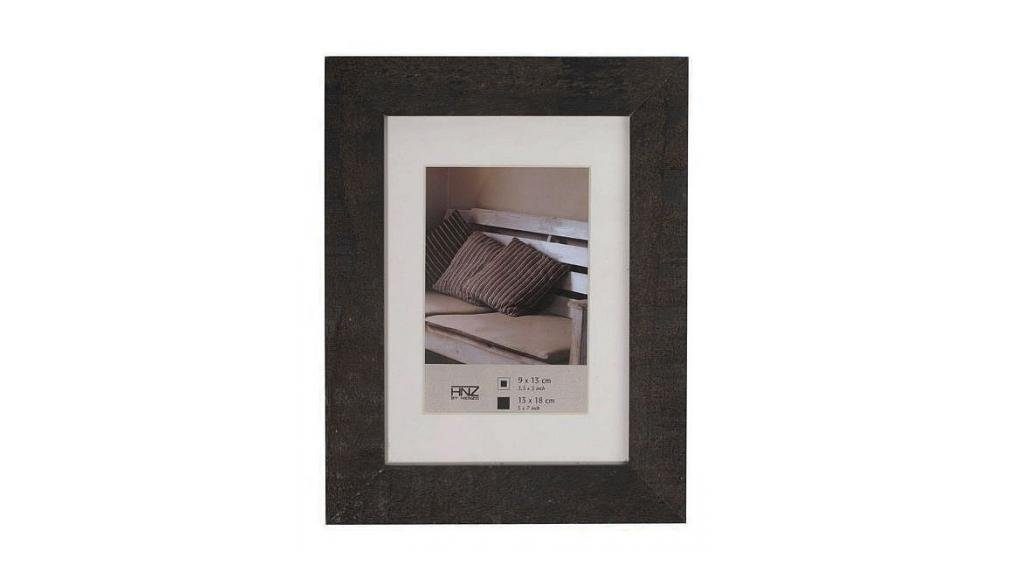 Henzo Bilderrahmen Driftwood Holzrahmen 13x18 dunkelgrau