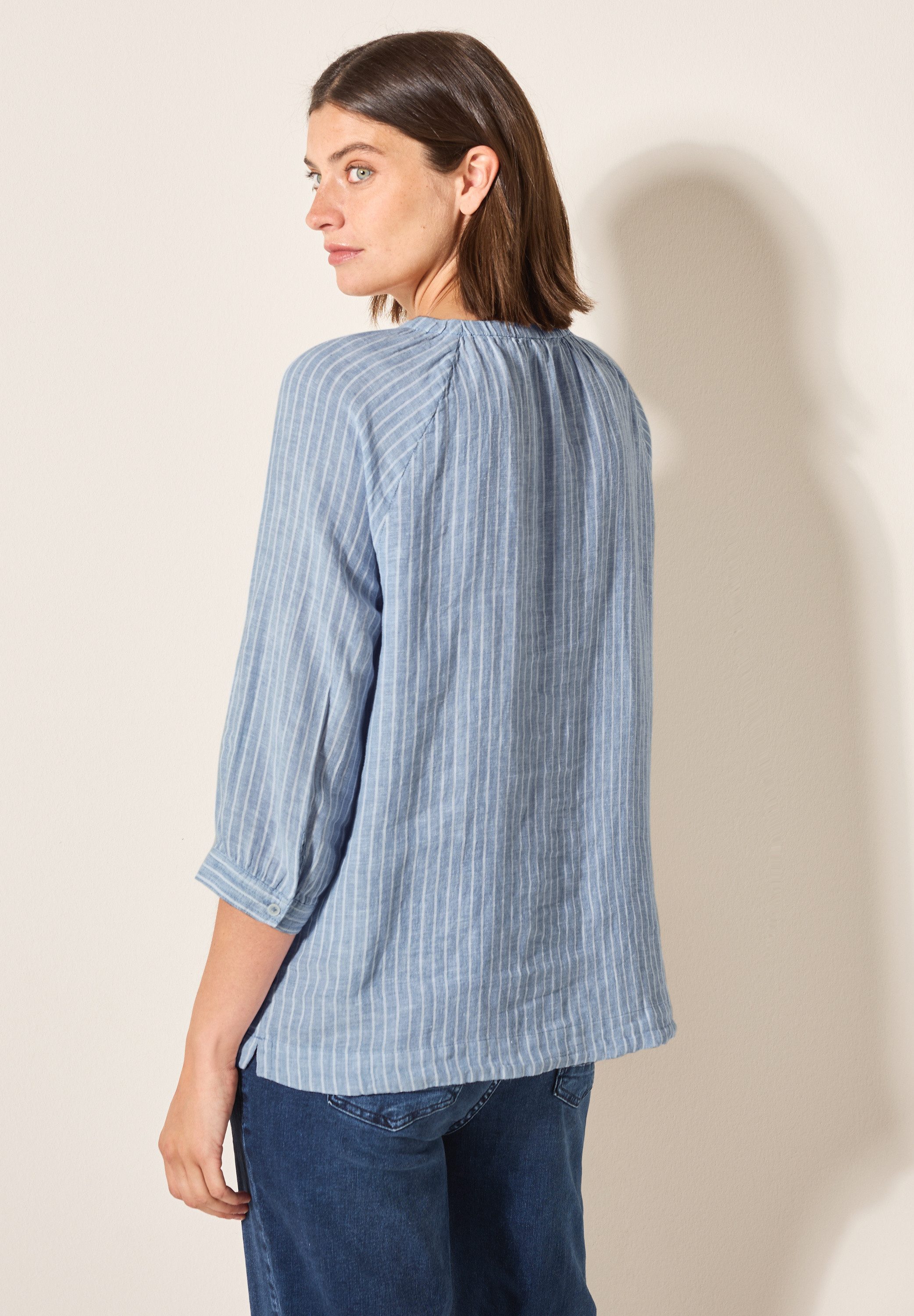 CECIL Shirtbluse 3/4-Arm in Streifen-Optik günstig online kaufen