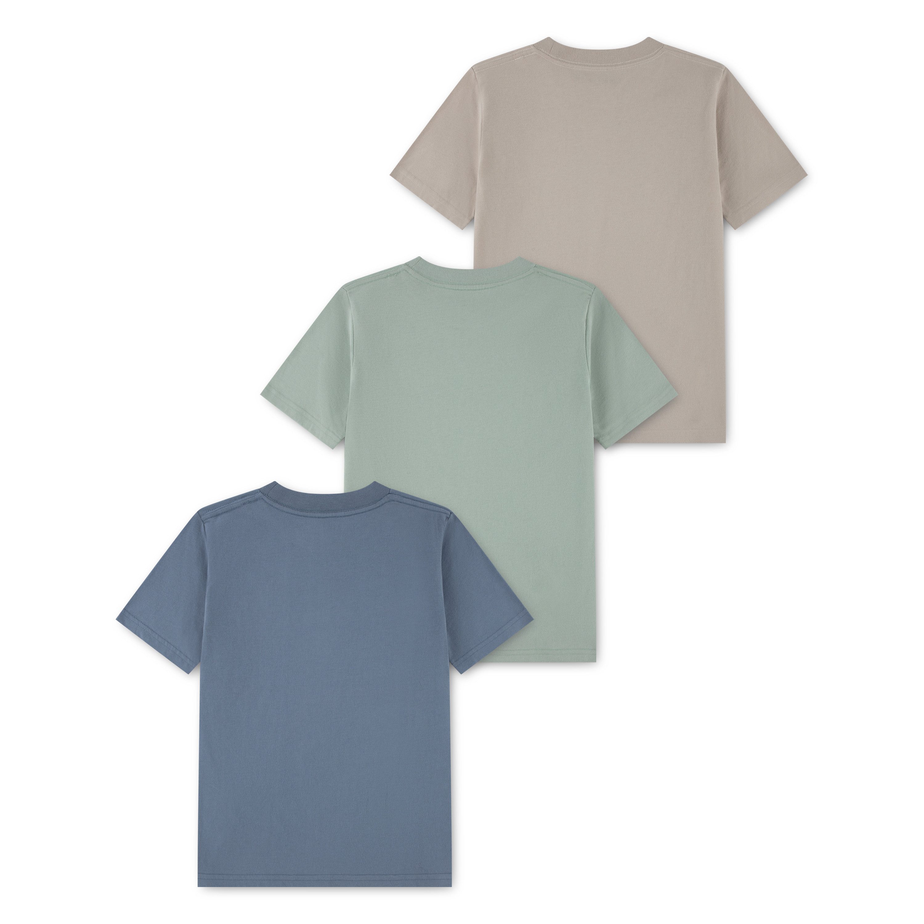 Abercrombie Kids T-Shirt (Packung, 3-tlg., 3er) Gesticktes Markenlogo – Bild 5 von 5