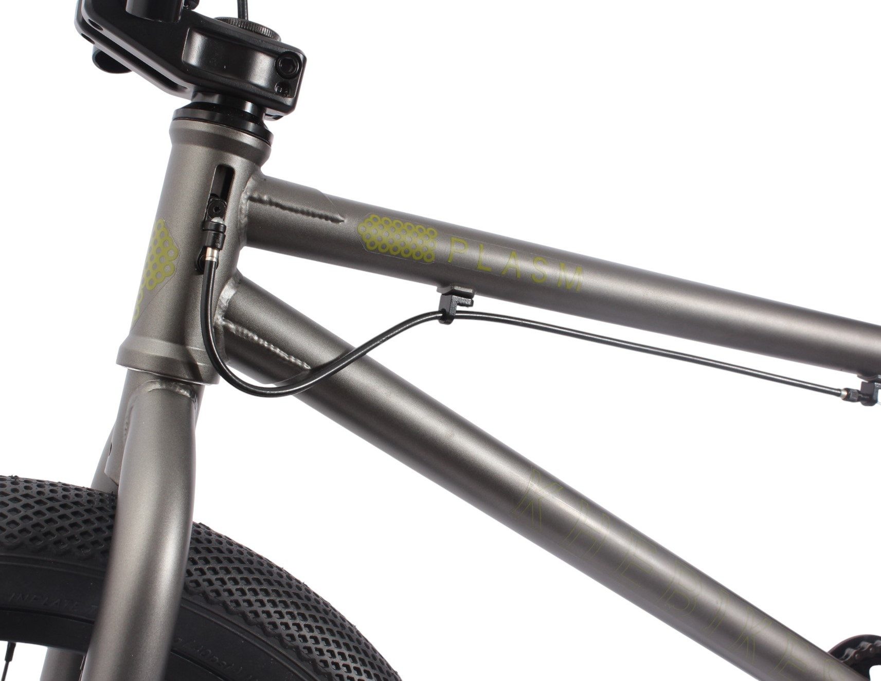 KHEbikes BMX-Rad KHE PLASM XL 20", 10,9 kg, 21,25" Oberrohr, CrMo Kurbel, 360° Rotor, 1 Gang