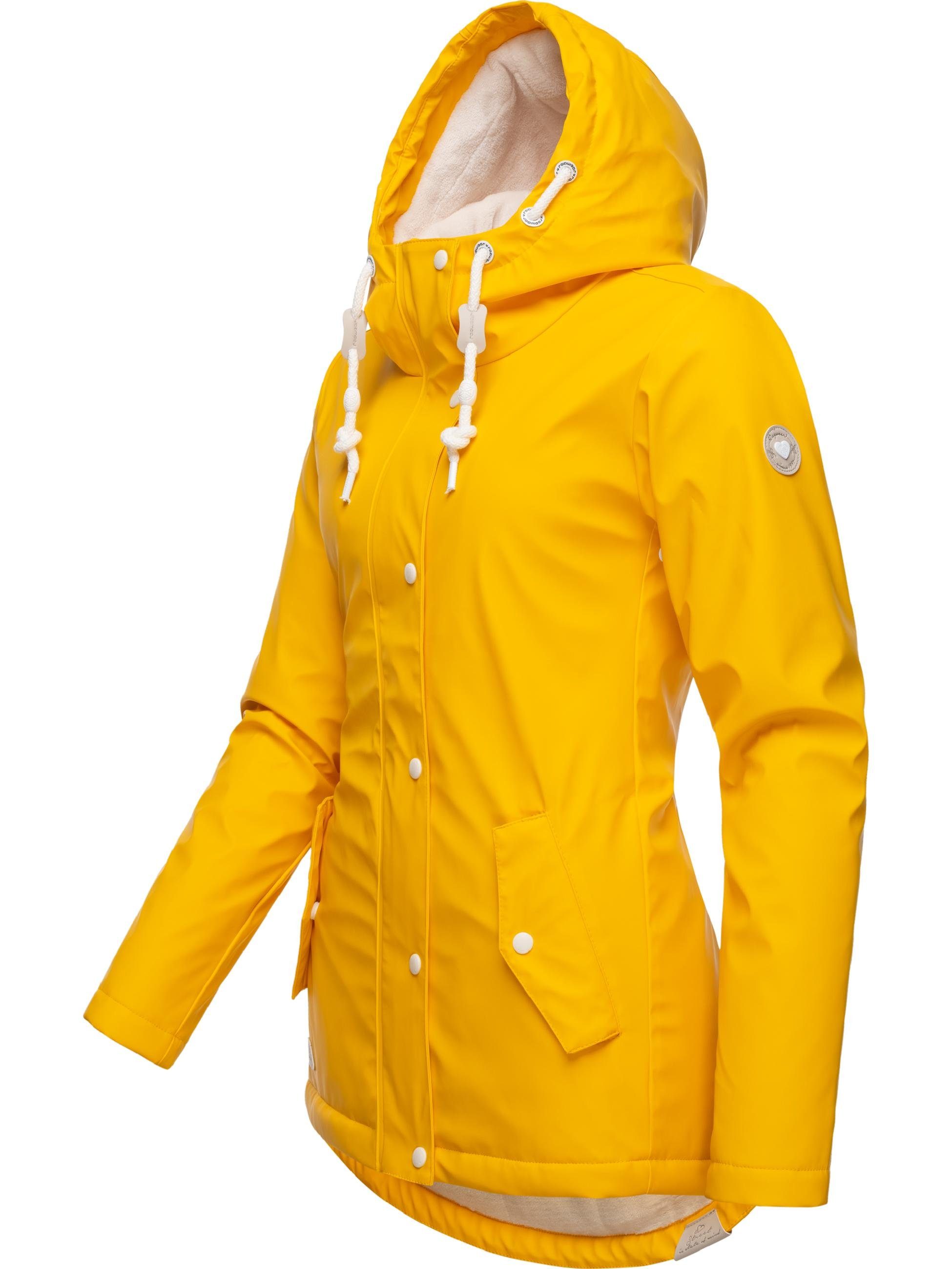 Ragwear Regenjacke "Marge" mit Kapuze warm gefütterter Damen Winter Regenma günstig online kaufen