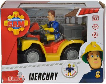 SIMBA Spielzeug-Auto Feuerwehrmann Sam, Quad Mercury mit Figur