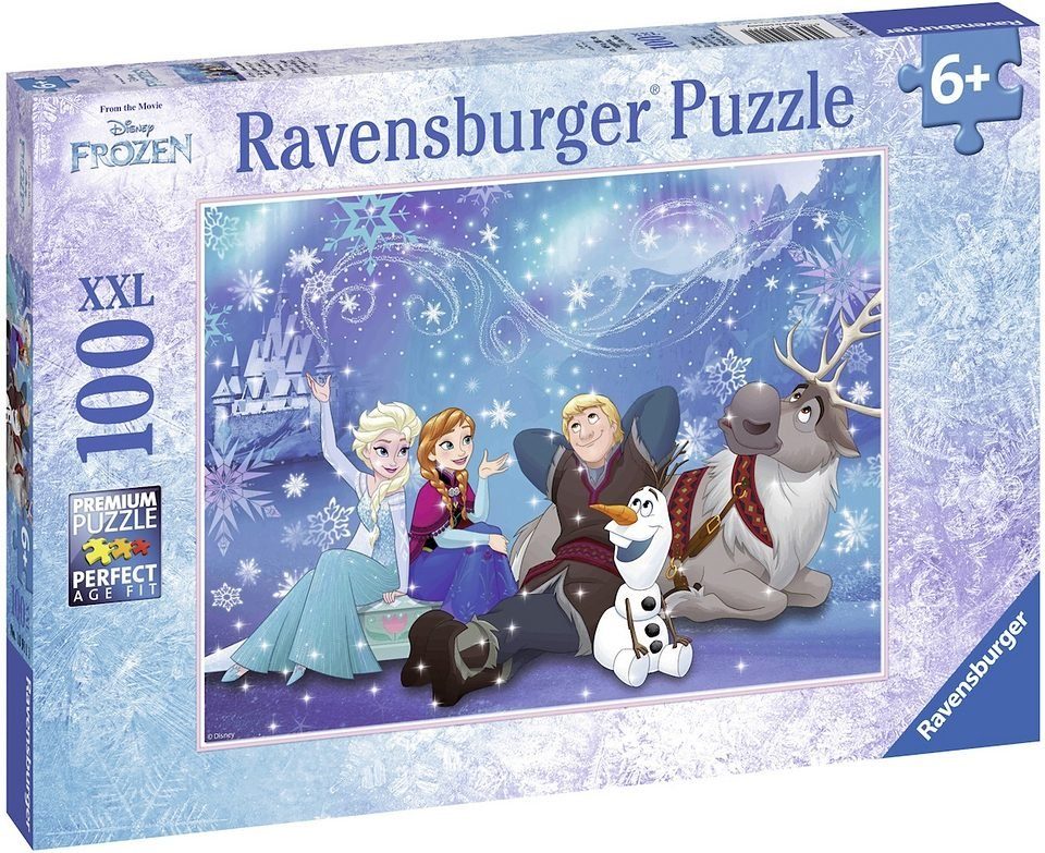Ravensburger Puzzle Disney Frozen, Eiszauber, 100 Puzzleteile, Made in Germ günstig online kaufen