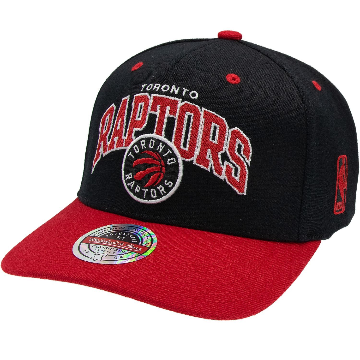 Mitchell & Ness Snapback Cap Stretch Classic Red Toronto Raptors