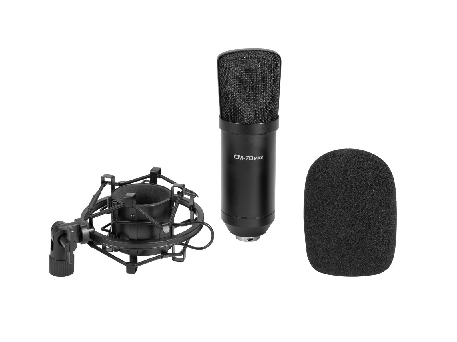 Mikrofon OMNITRONIC MIC CM-78MK2 Großmembran-Kondensatormikrofon