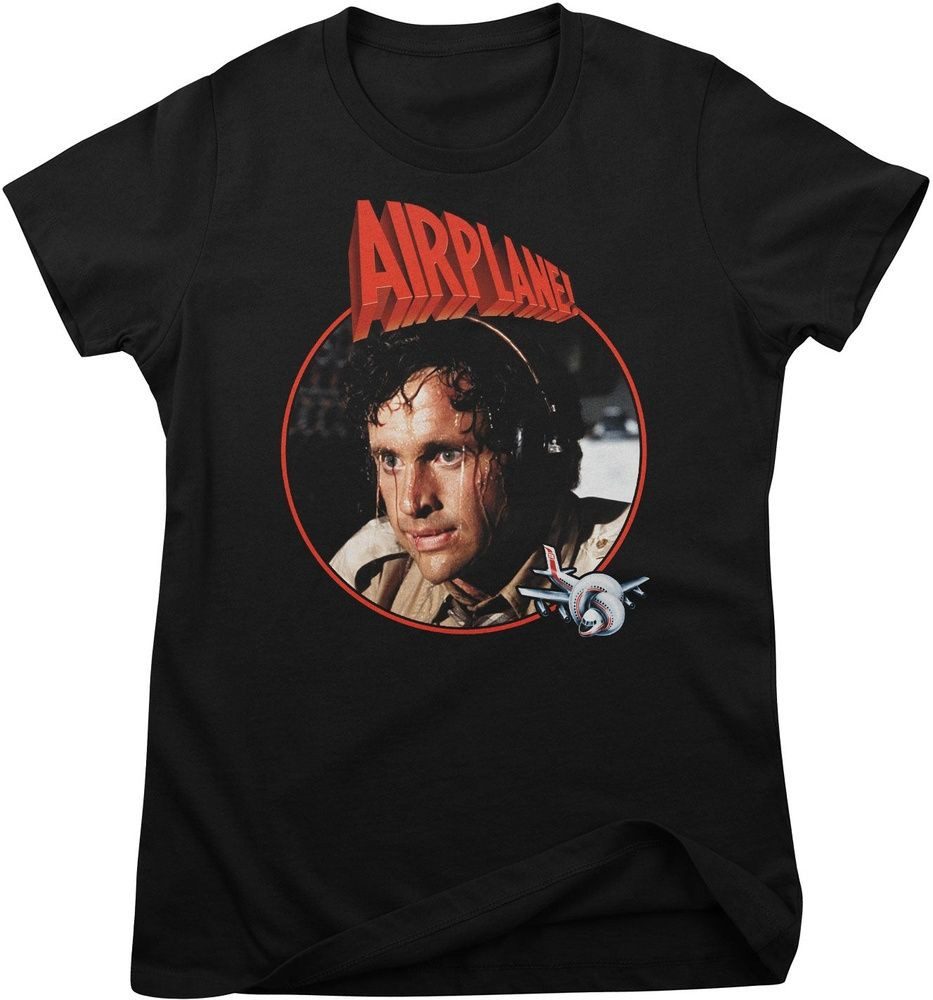 Airplane! T-Shirt Airplane! Ted Striker Girly Tee