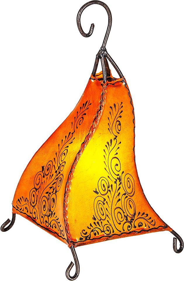 Marrakesch Orient & Mediterran Interior Stehlampe Hennalampe Rahaf 35cm, Marokkanische Stehlampe