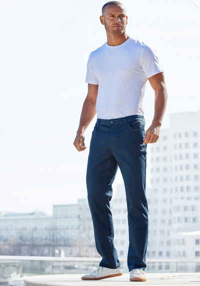 John Devin 5-Pocket-Hose aus angenehm weicher Stretchqualität - farbige Jeans