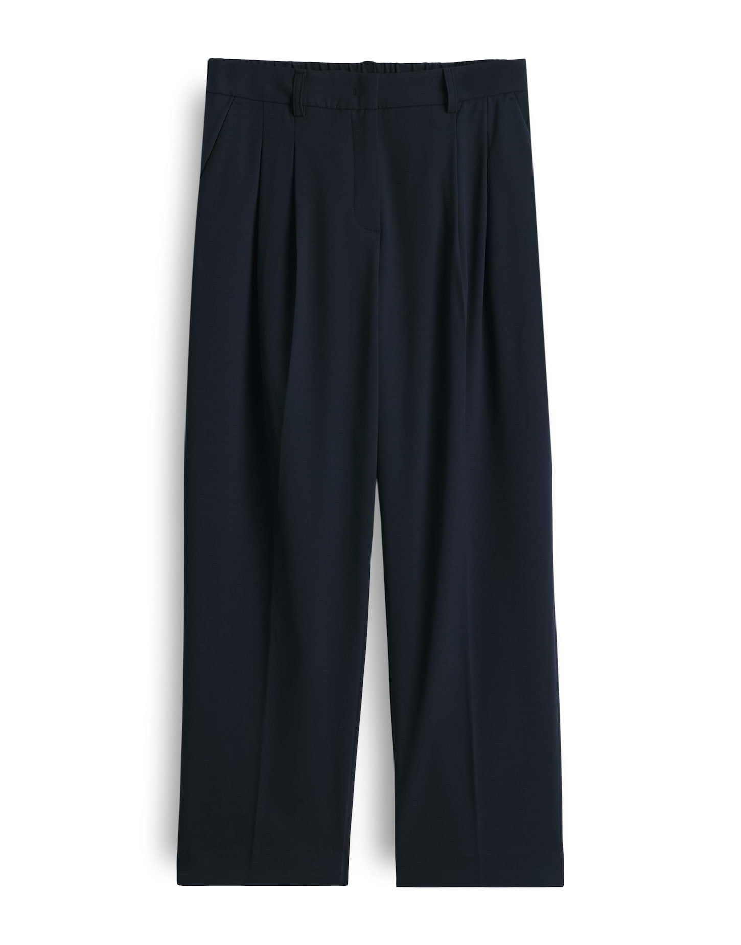 OPUS PANTS Stoffhose LESSIEH mit Komfortbund Ankle, Recycled Polyester, elastischer Gummibund hinten