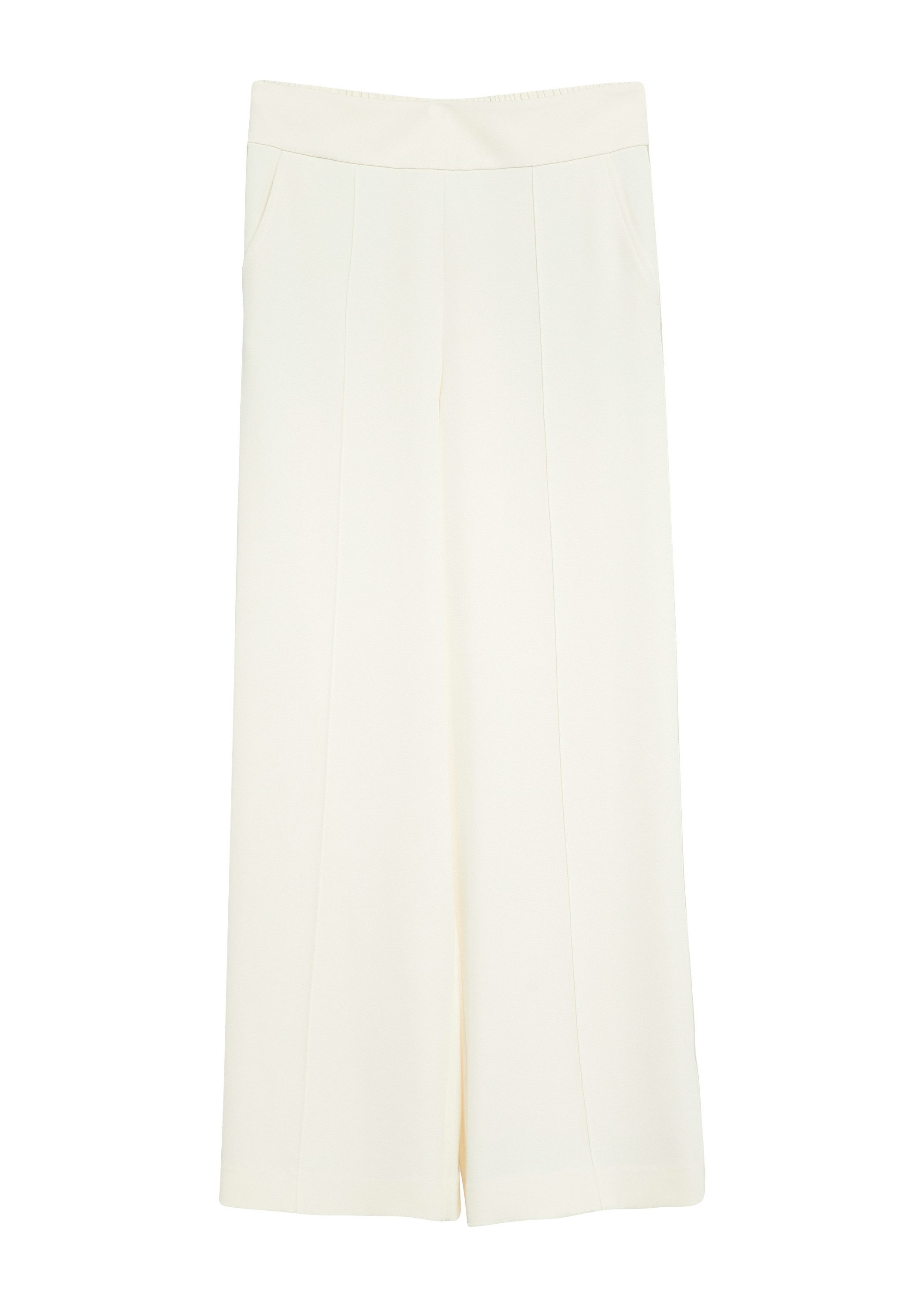 comma Chinos Hose Wide-Leg-Hose mit Kontraststreifen günstig online kaufen