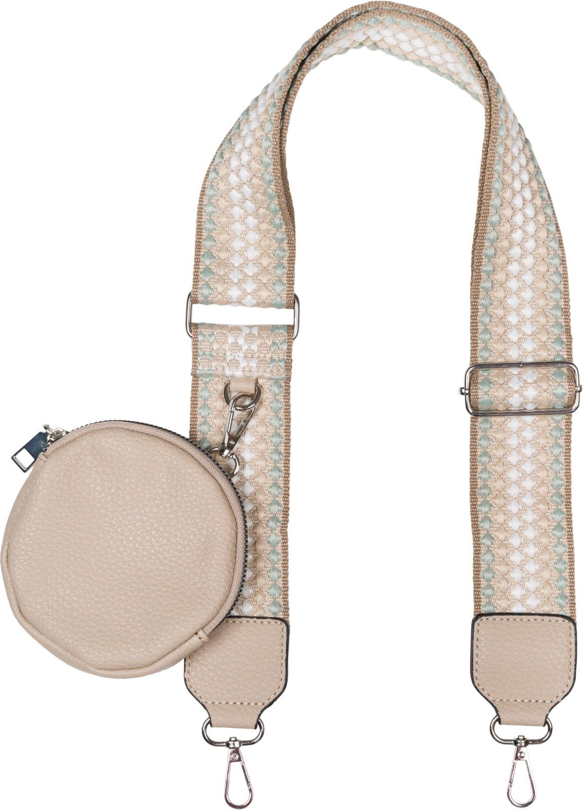 styleBREAKER Schulterriemen Breiter Wechsel Taschengurt Pünktchen mit Börse (1-St)