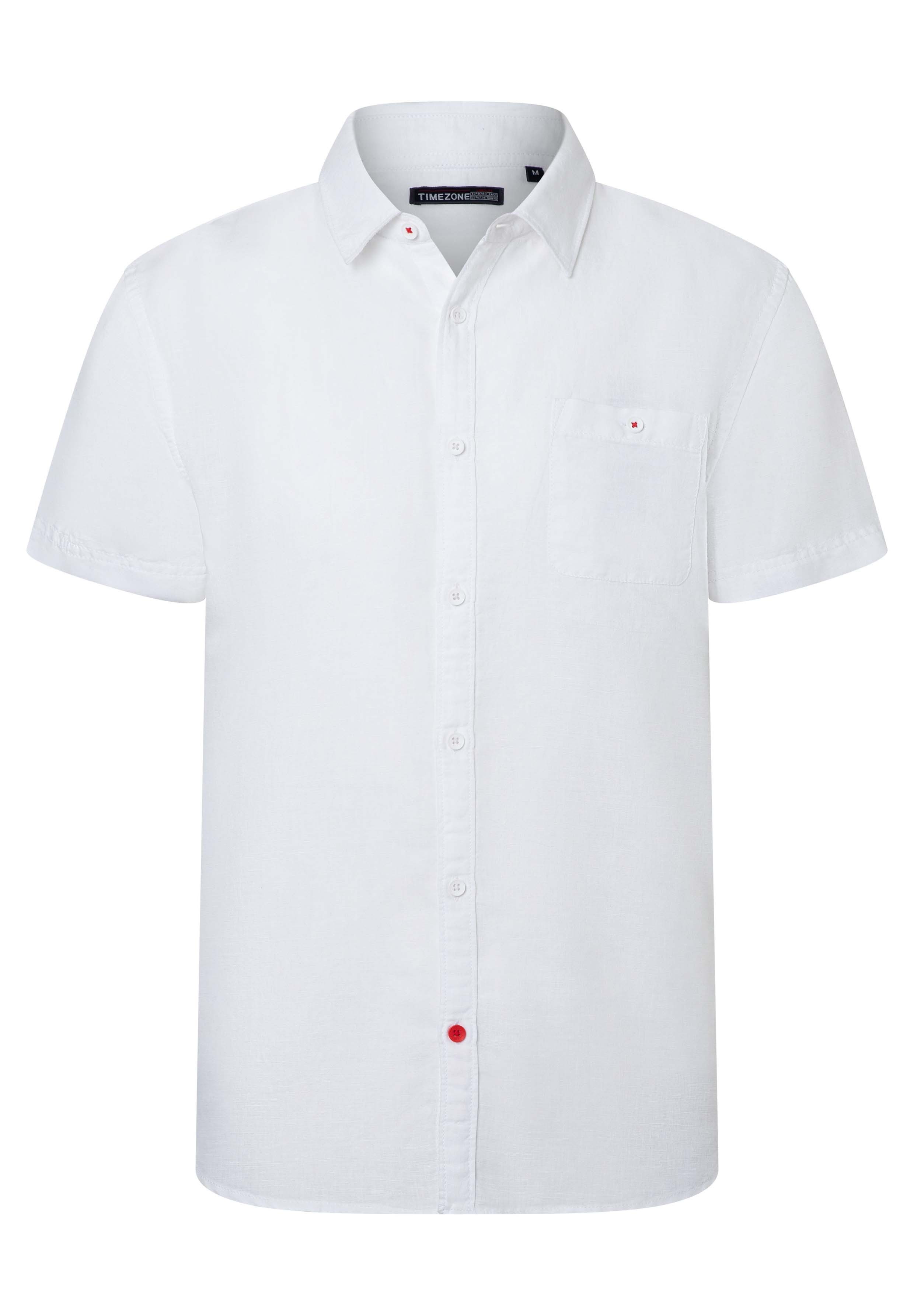 TIMEZONE Kurzarmshirt Soft Linen Shortsleeve Shirt