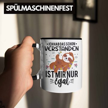 Trendation Tasse Trendation - Ich Hab Das Schon Verstanden Ist Mir Nur Egal Tasse Lustiger Spruch Faultier Frauen Geschenkidee