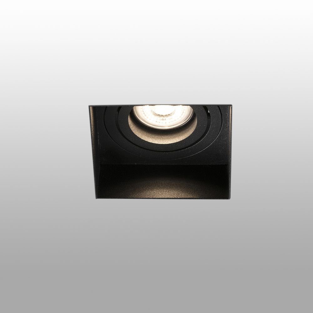 click-licht Einbauleuchte Einbauleuchte Hyde in Schwarz GU10 55x82x82mm, keine Angabe, Leuchtmittel enthalten: Nein, warmweiss, Einbaustrahler, Einbauleuchte