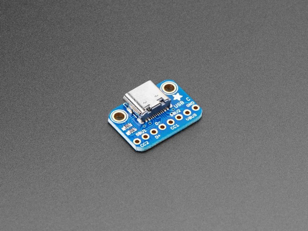 Adafruit USB Type C Breakout Board, Downstream Verbindung USB-Adapter