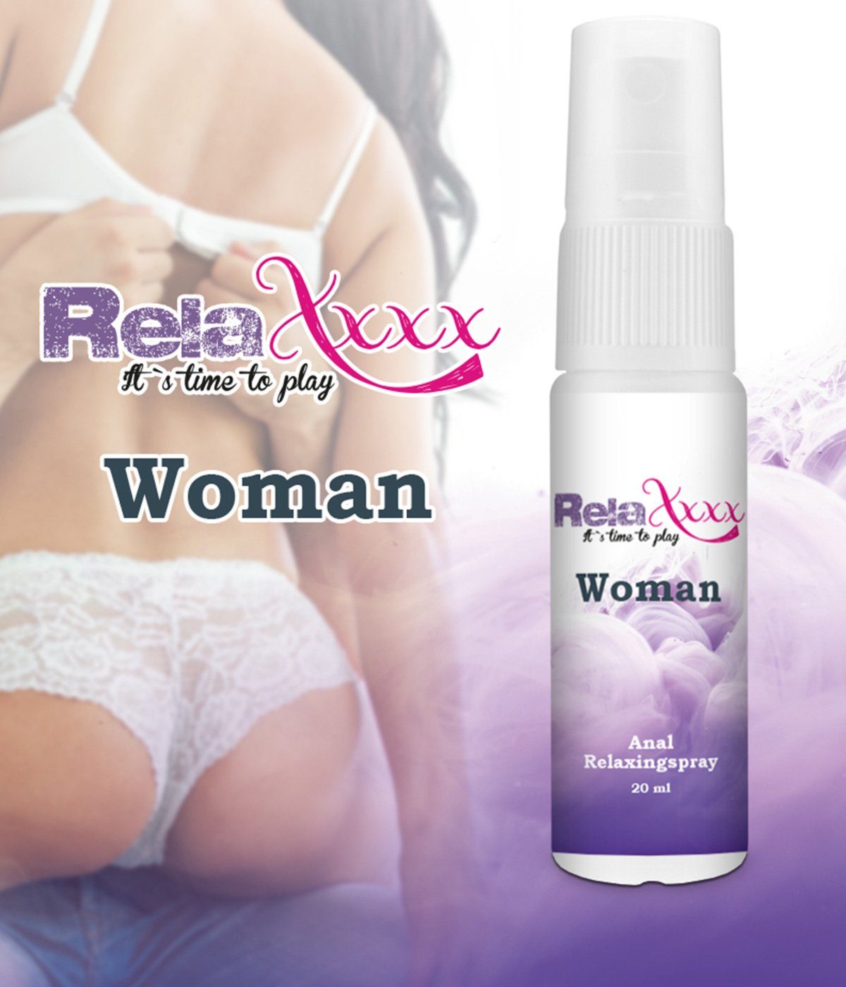 Woman Stimulationsgel Anal RelaXxxx Relaxing Spray RelaXxxx