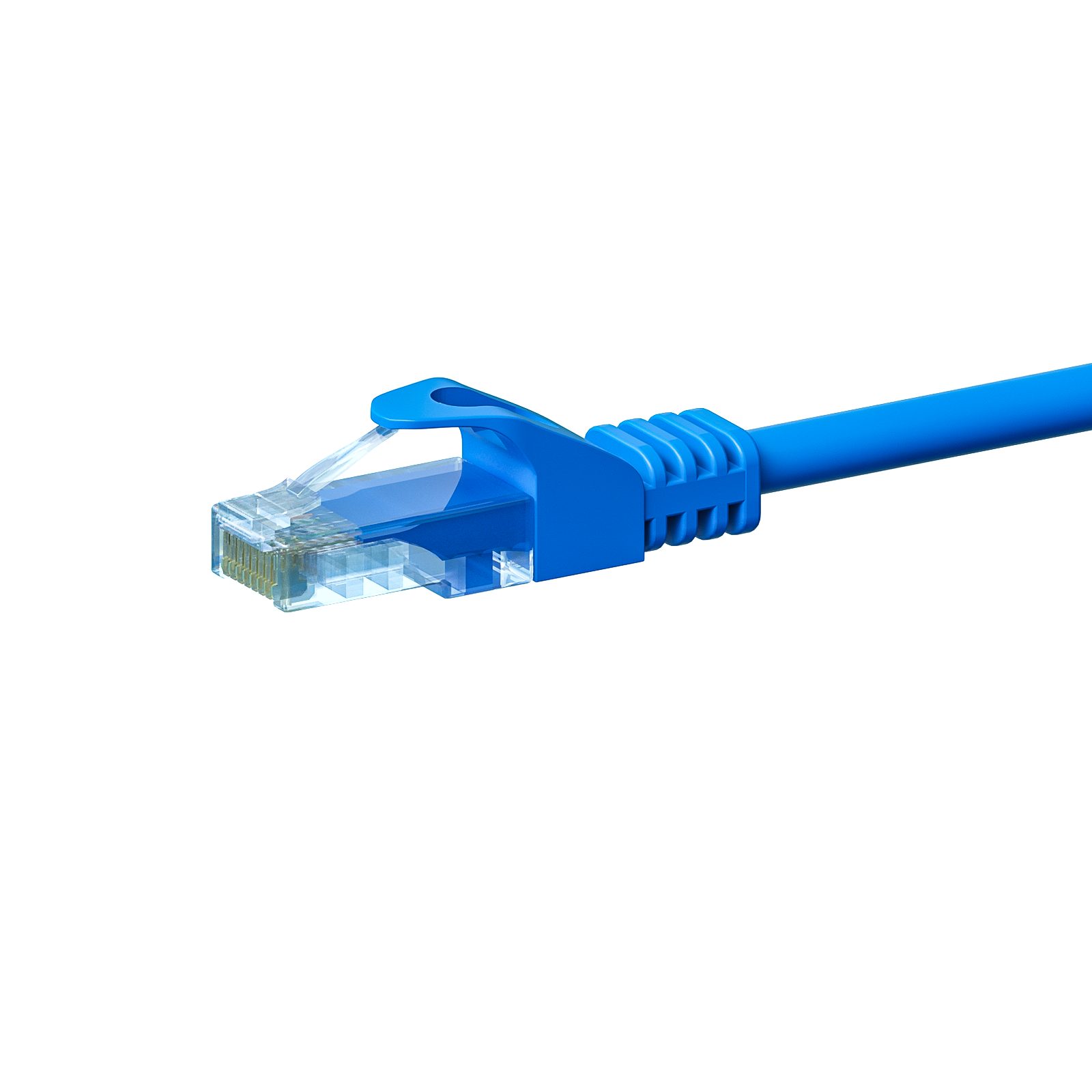 Danicom CAT 5e Netzwerkkabel U/UTP – 0.25 Meter - Blau - CCA Netzwerkkabel, RJ45, RJ45 (25 cm), Cat5e, CCA
