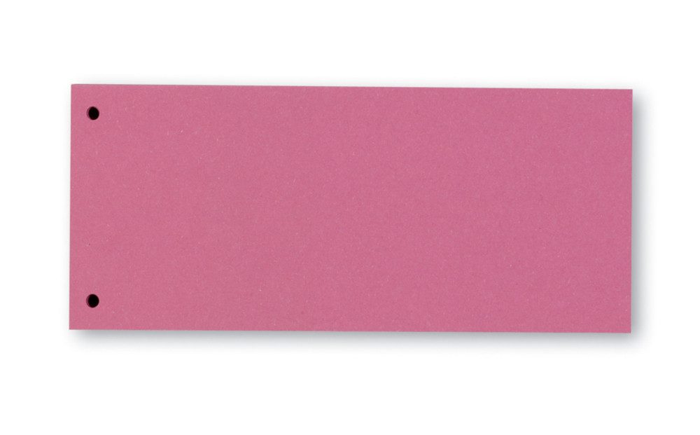 Stylex Schreibwaren Скрепки бумаги 100 Разделительные полосы 190g rot