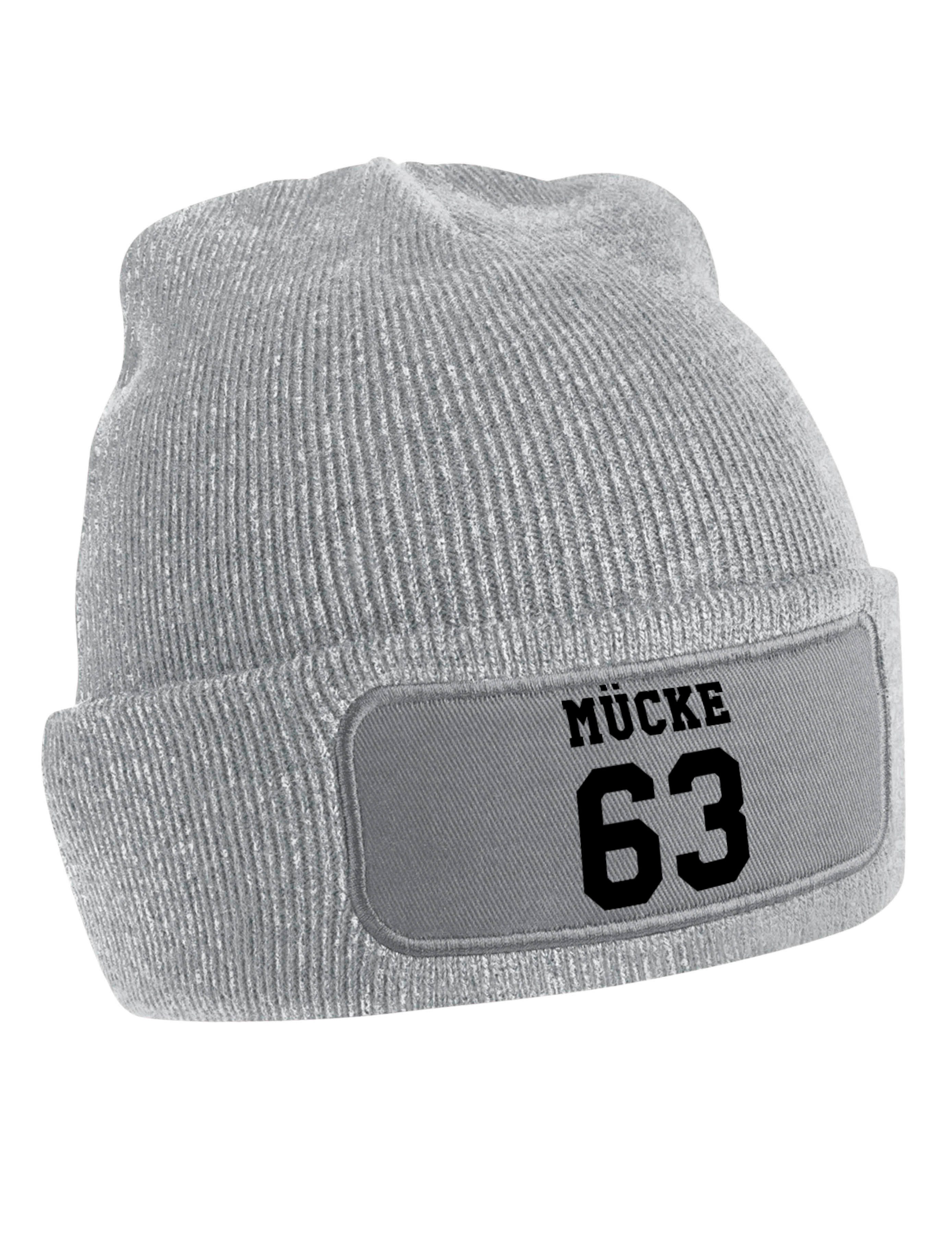 Youth Designz Beanie Mücke 63 Unisex Beanie Mütze Geschenk mit lustigem Spruch mit modischem Print