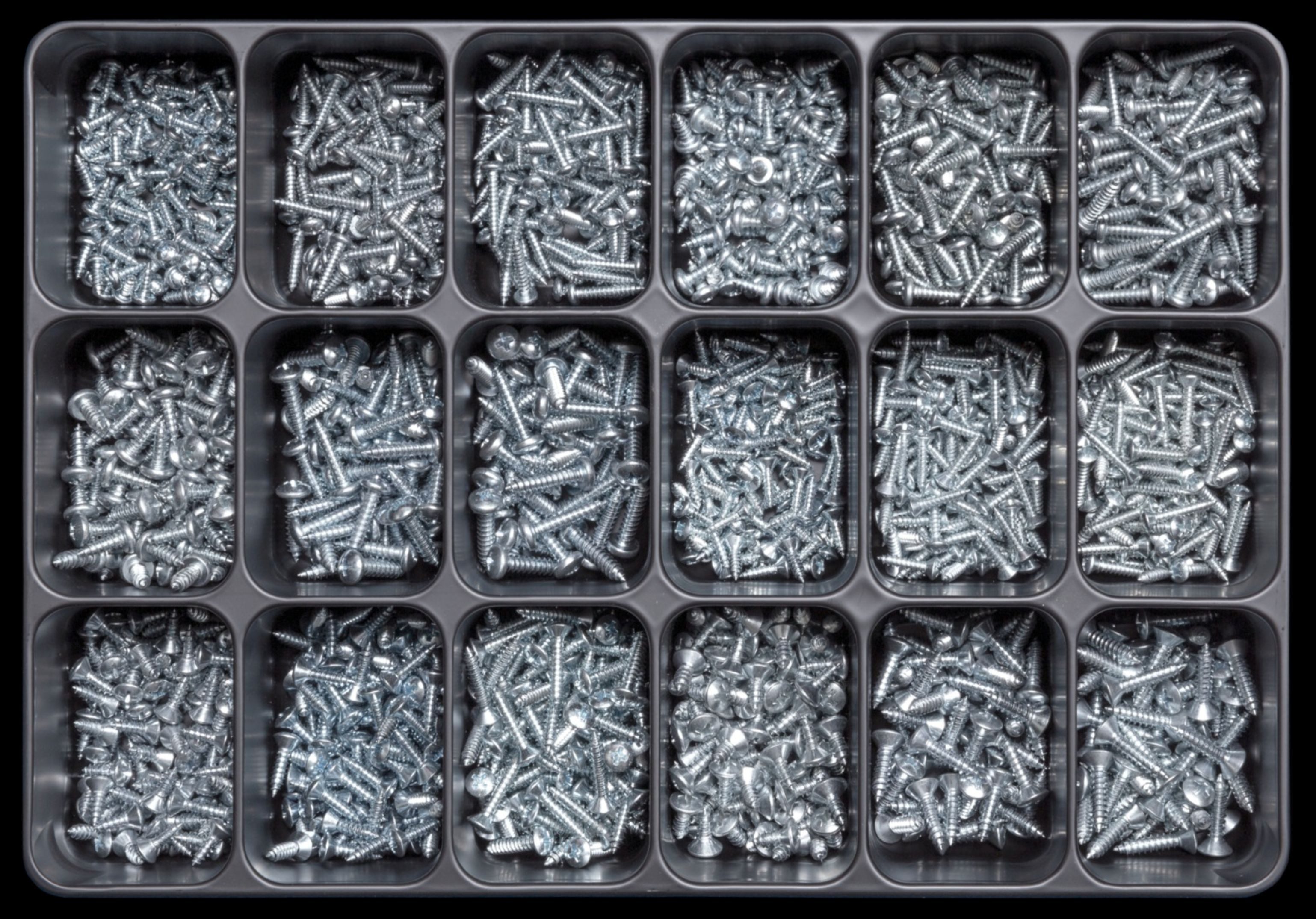 Dresselhaus Blechschraube Dresselhaus Sortimente Blechschrauben DIN 7981/7983 galv. verzinkt