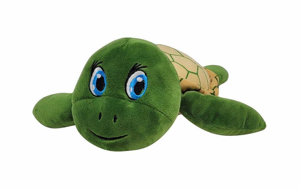 Landahl & Baumann Kuscheltier Schildkröte mit gestickten Augen - Meeresschildkröte Plüsch (1-St)