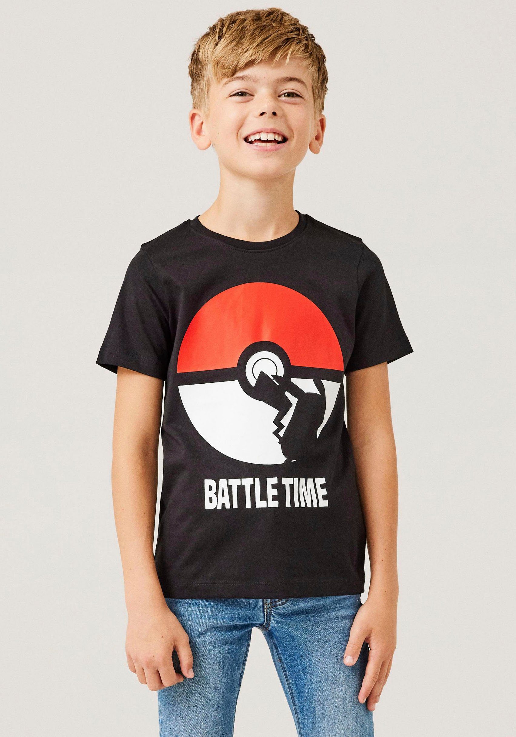 It mit NOOS Motiv Name TOP NKMNABEL Pokemon POKEMON Kurzarmshirt BFU SS