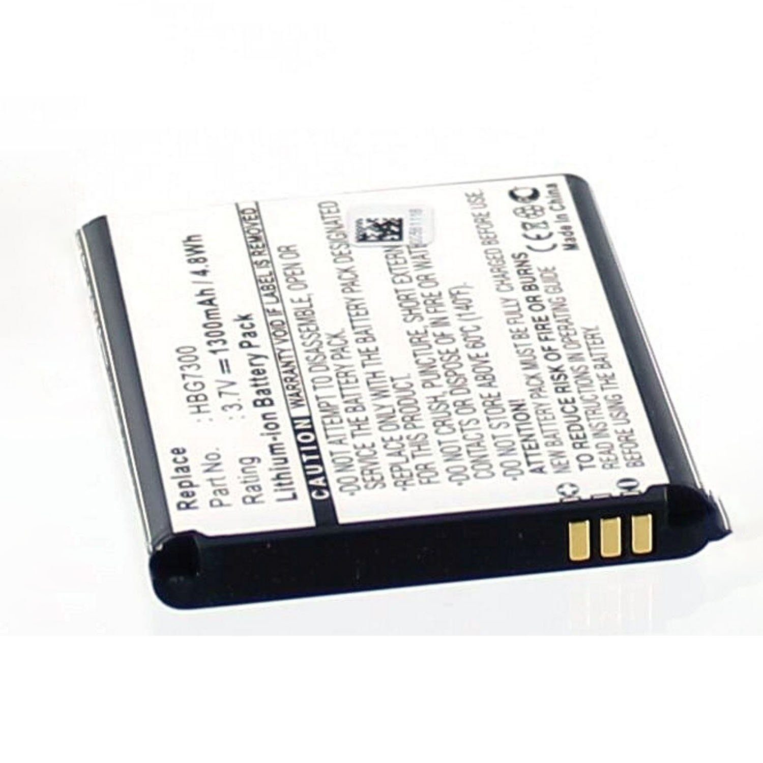 MobiloTec Akku kompatibel mit T-Mobile HBG7300 Laptop-Akku Akku 1300 mAh