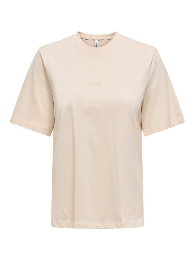 T-Shirt ONLMOODY LIFE S/S WORD TOP BOX JRS