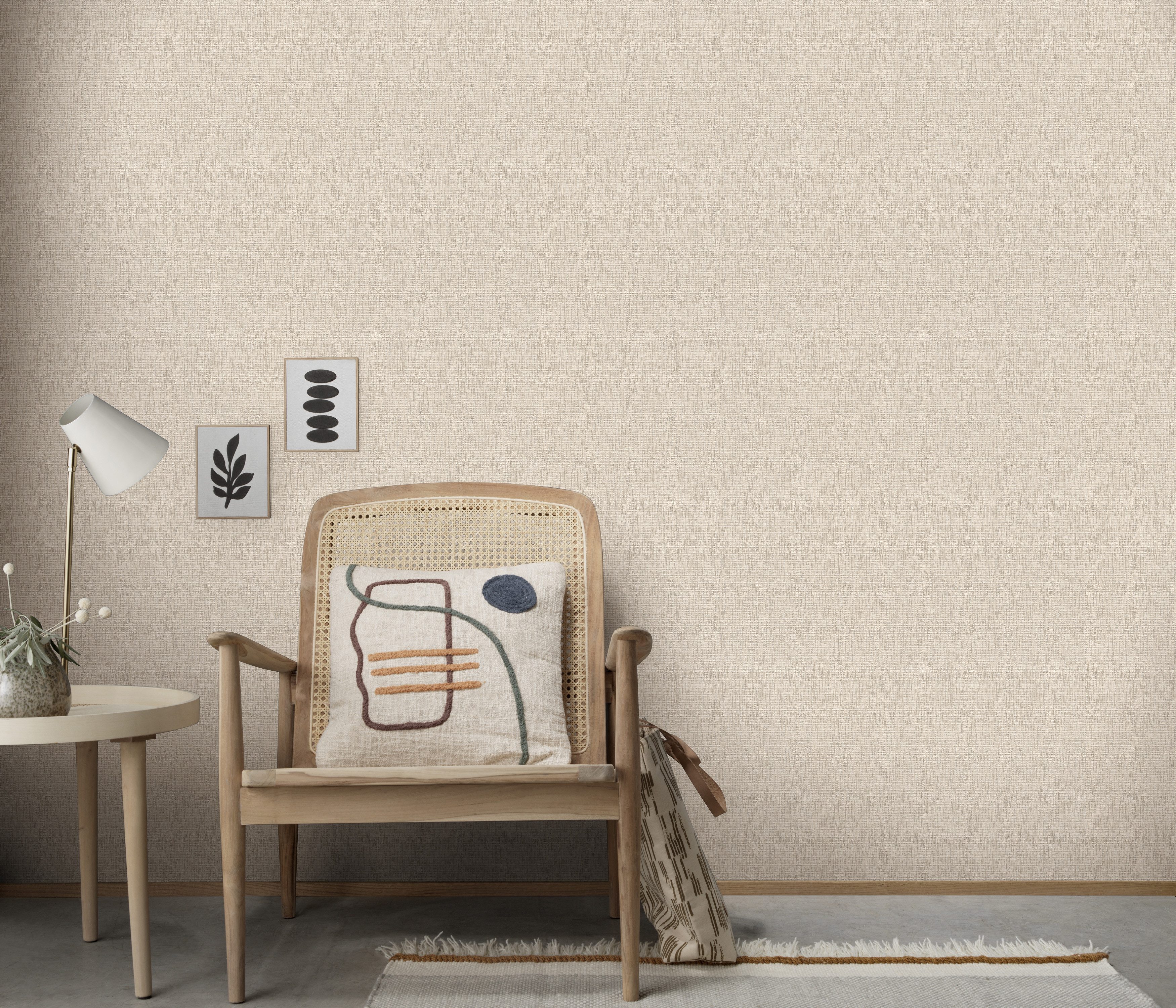 Erismann Vliestapete Strukturtapete Leinenoptik beige Erismann 1028538 – Bild 4 von 4