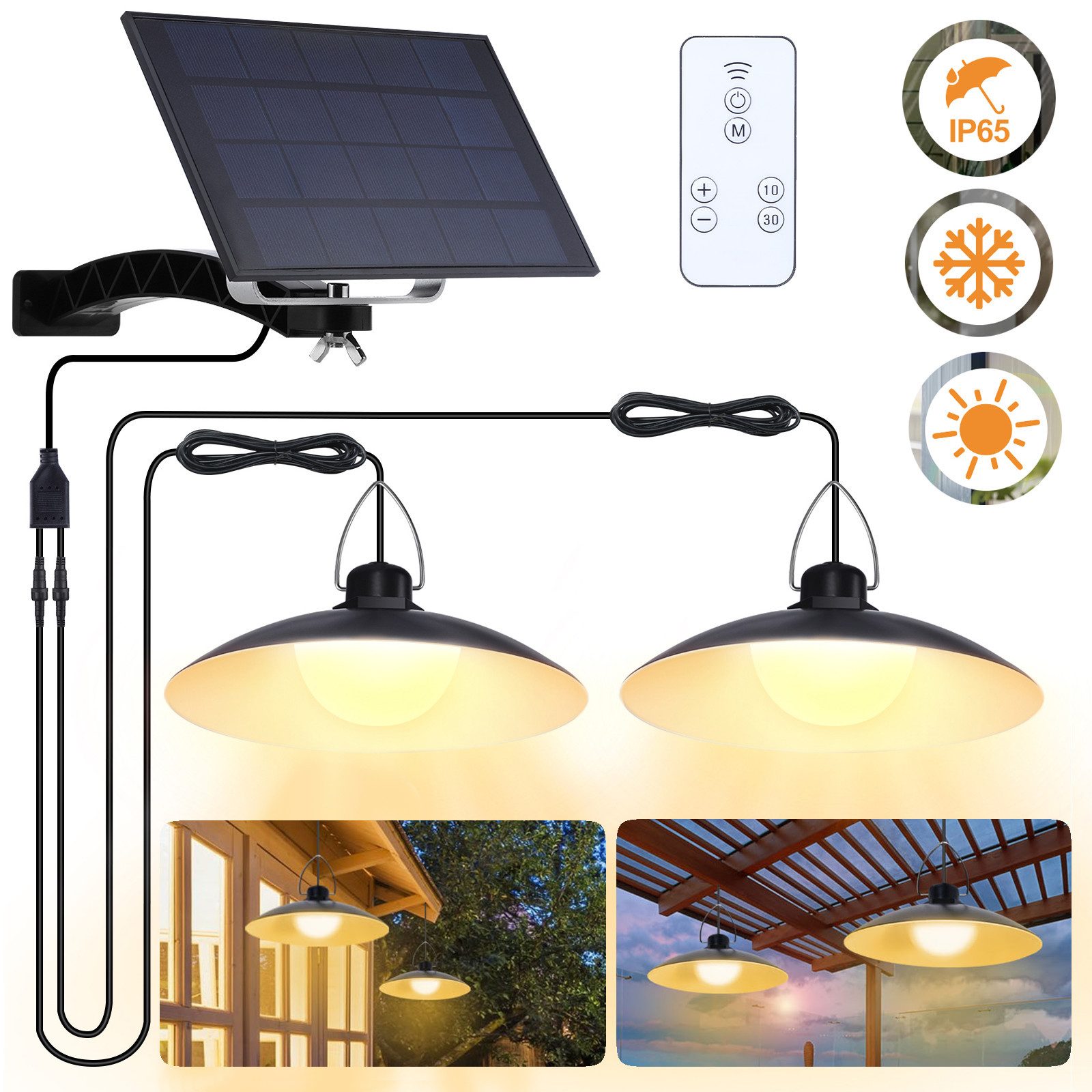 Rosnek LED Solarleuchte für Innen & günstig online kaufen