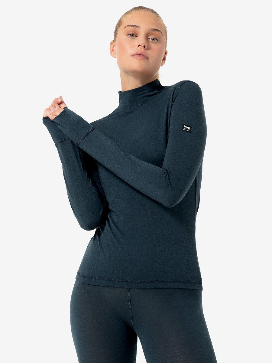 SUPER.NATURAL Funktionsshirt für Damen, Merino W TUNDRA175 TURTLENECK angen günstig online kaufen