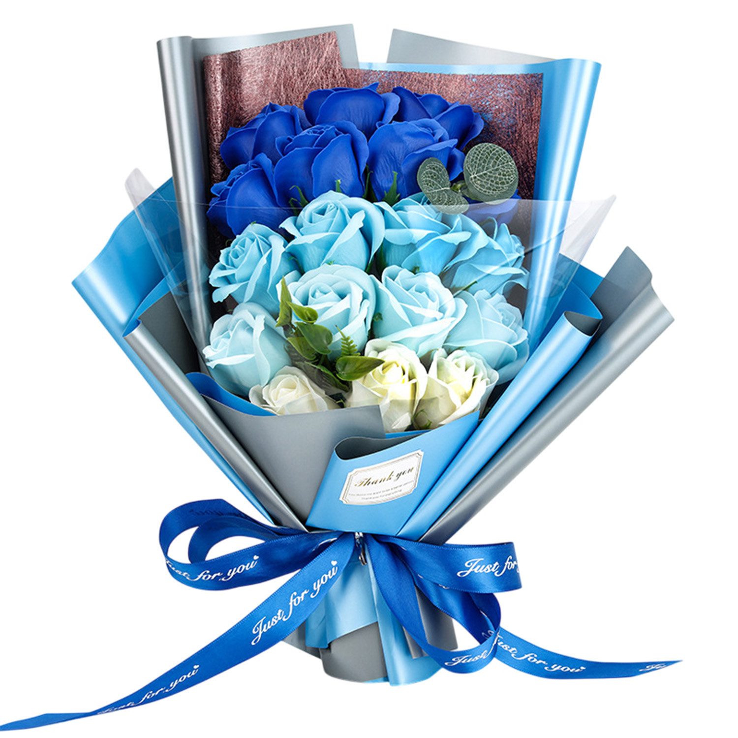 Kunstblume Rosenstrauß Seife Rosenblumenstrauß Seifenblume für günstig online kaufen