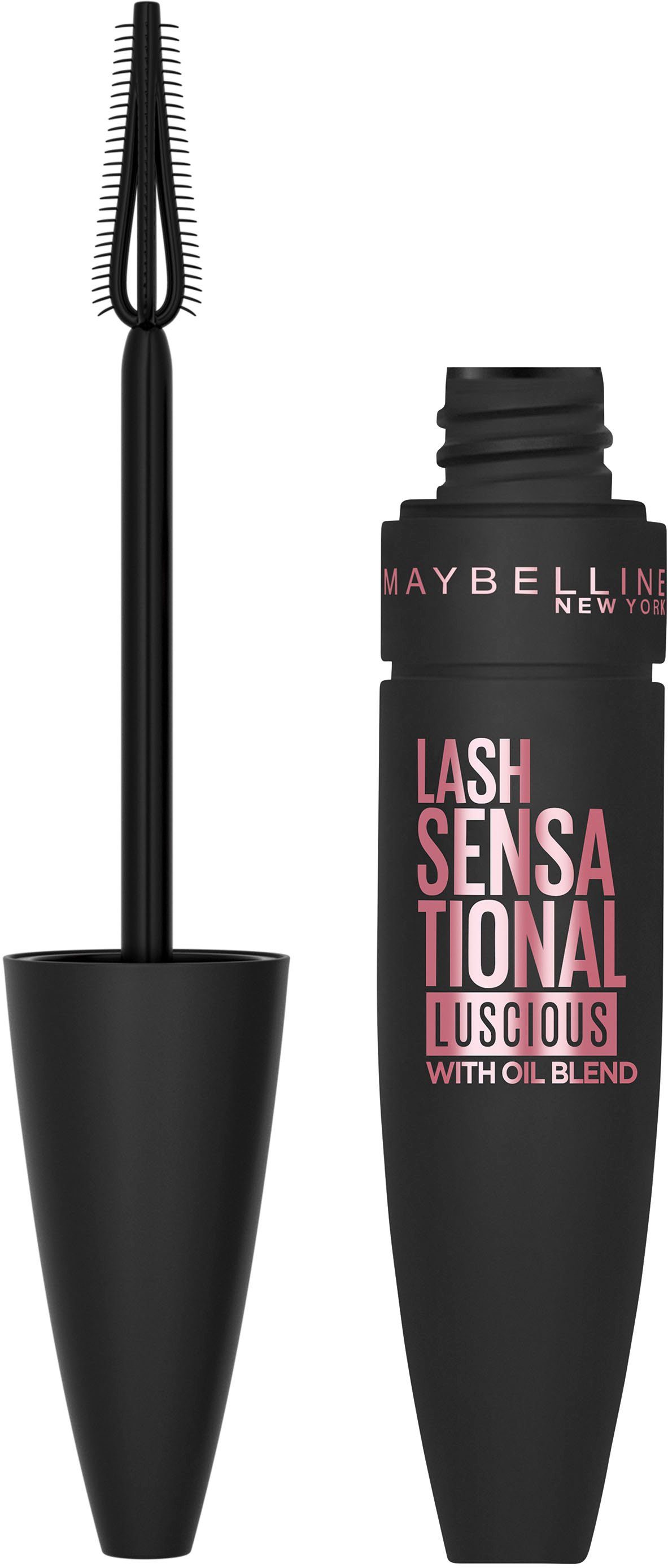 MAYBELLINE NEW YORK Mascara LASH SENSATIONAL MASCARA, Voller-Wimpern-Fächer-Effekt