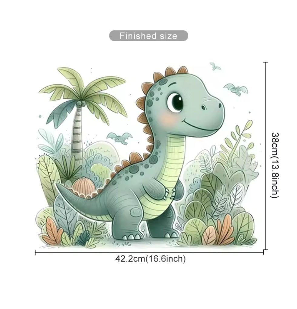 Montegoni Wandtattoo Dinosaurier, Wandsticker für Kinderzimmer – süßes Cart günstig online kaufen