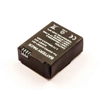 Akkuversum Akku kompatibel mit GoPro 601-00724-00A Akku Akku 950 mAh (3,7 V)