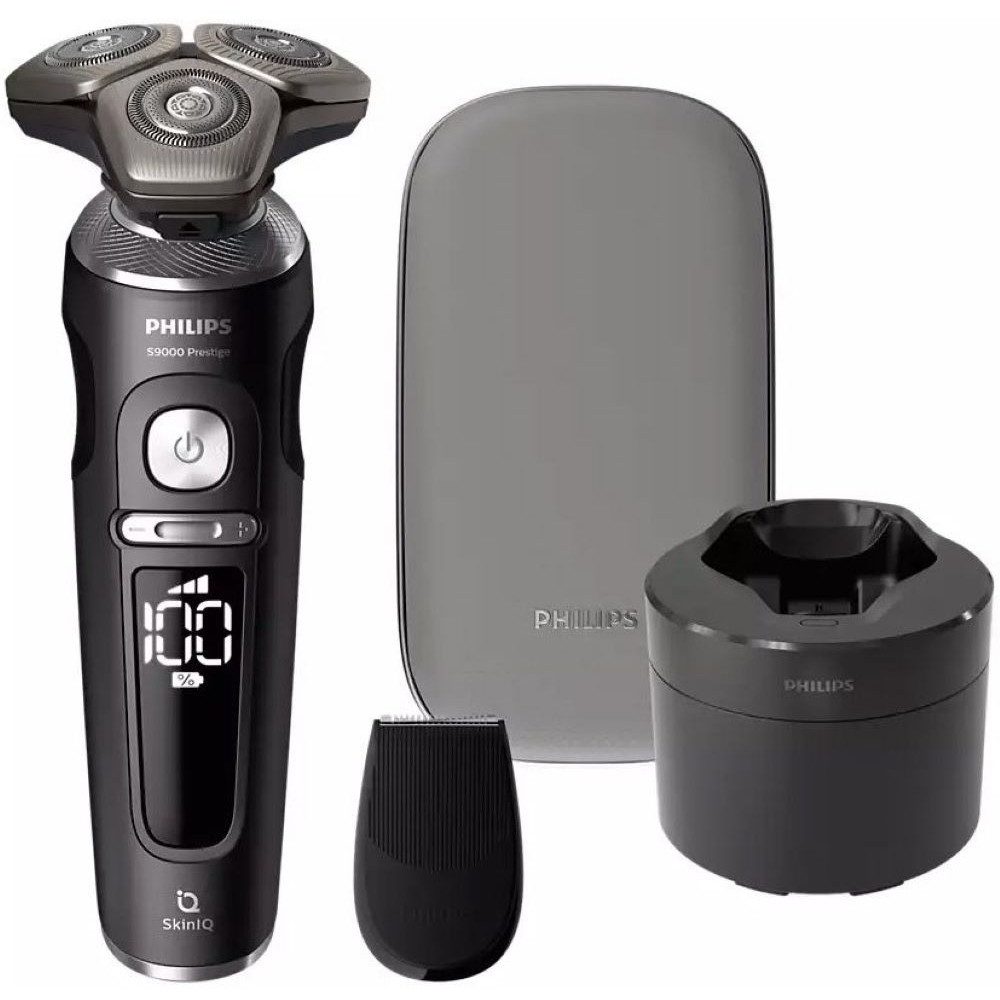 Philips Elektrorasierer SP9840/32 Series 9000 Wet & Dry - Rasierer - schwarz