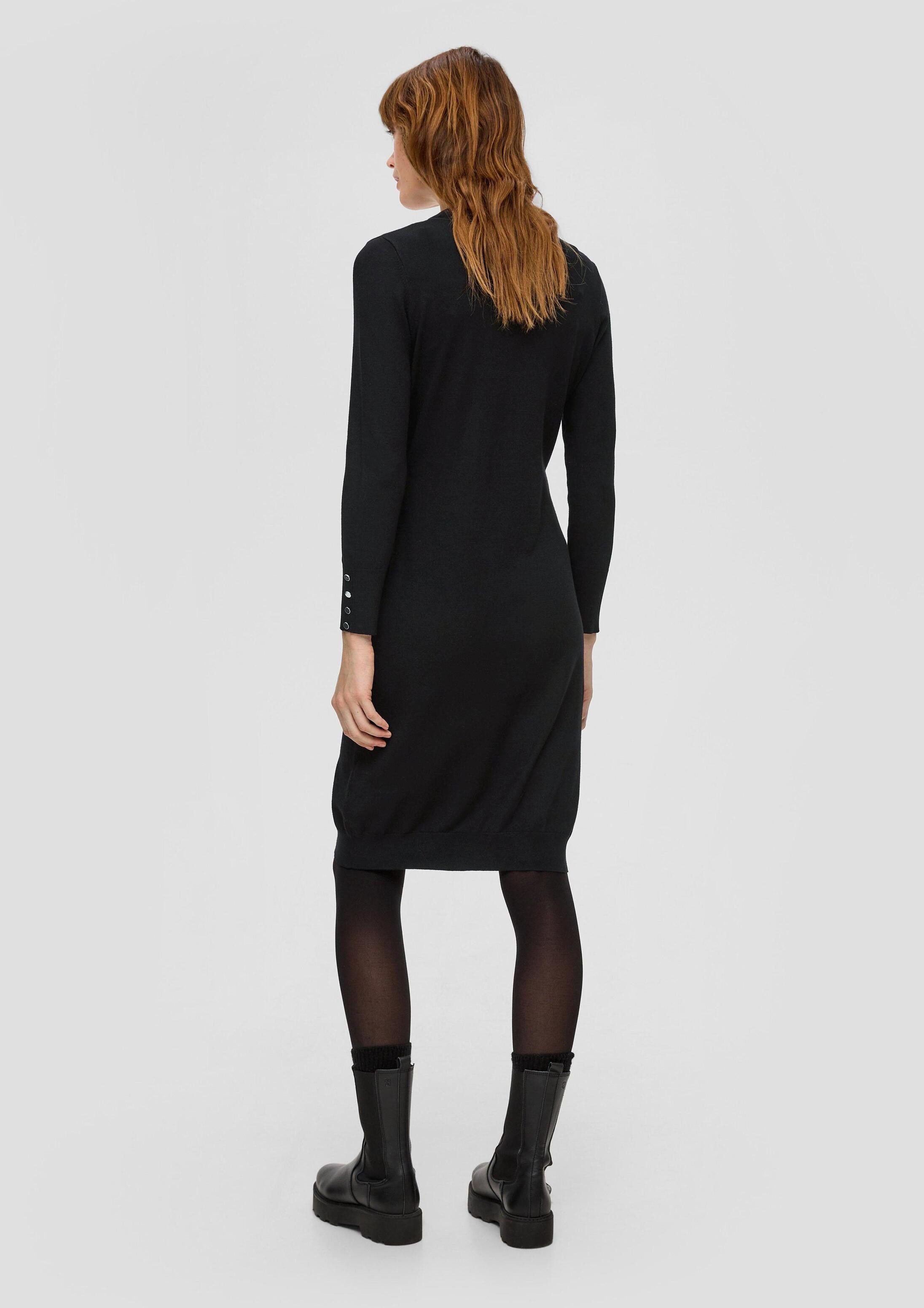 s.Oliver Minikleid Kleid Strickkleid aus Viskosemix