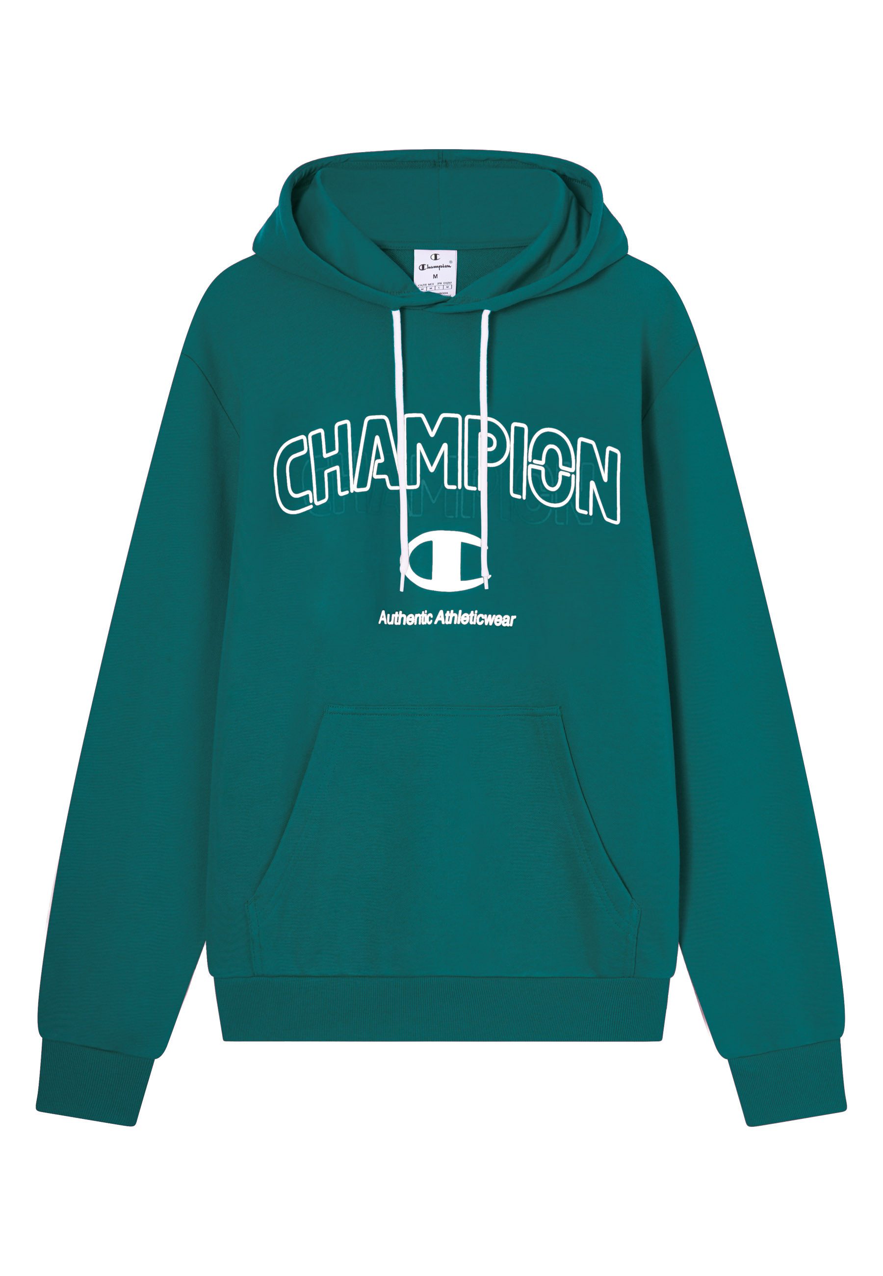Champion Kapuzensweatshirt Graphic Terry Hoodie mit Rundhalsausschnitt, aus Baumwolle und Polyester – Bild 5 von 5