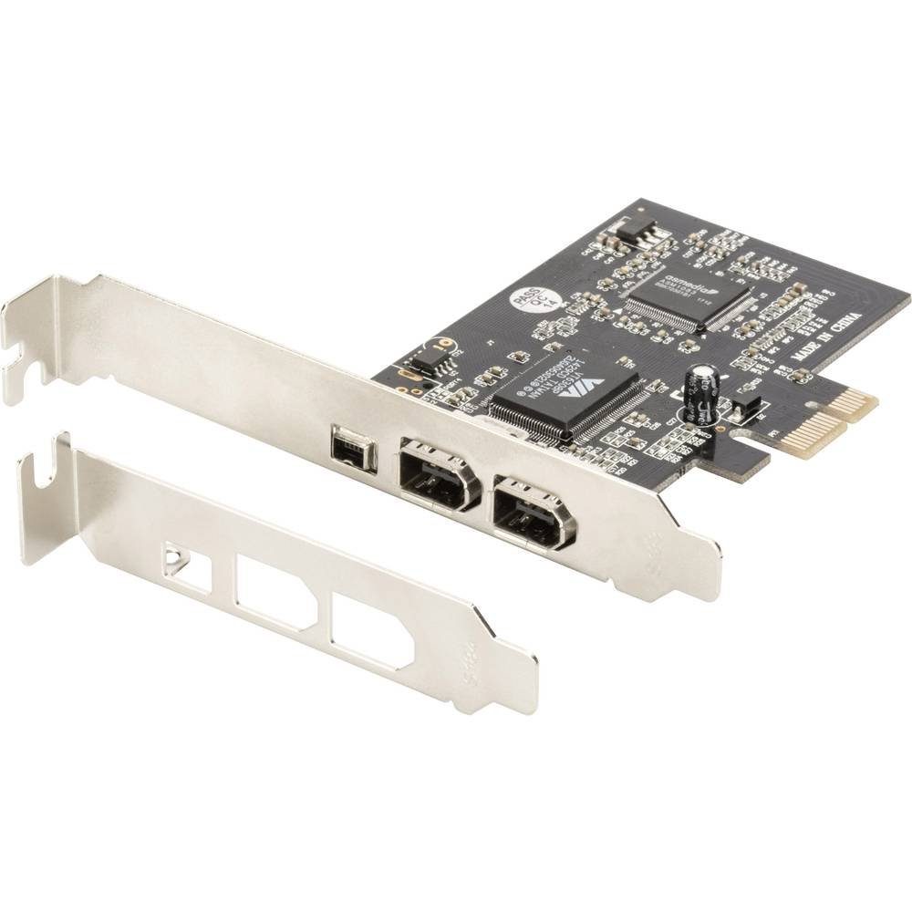 IEEE 1394a Schnittstellenkarte, PCIexpress, 4 Modulkarte