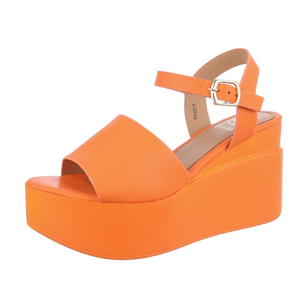 Ital-Design Damen Freizeit Plateausandaletten (86706266) Keilabsatz/Wedge K günstig online kaufen