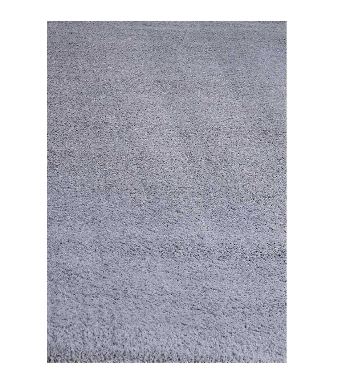 Vimoda Hochflor-Teppich Hellgrau Shaggy Extra Flauschig günstig online kaufen