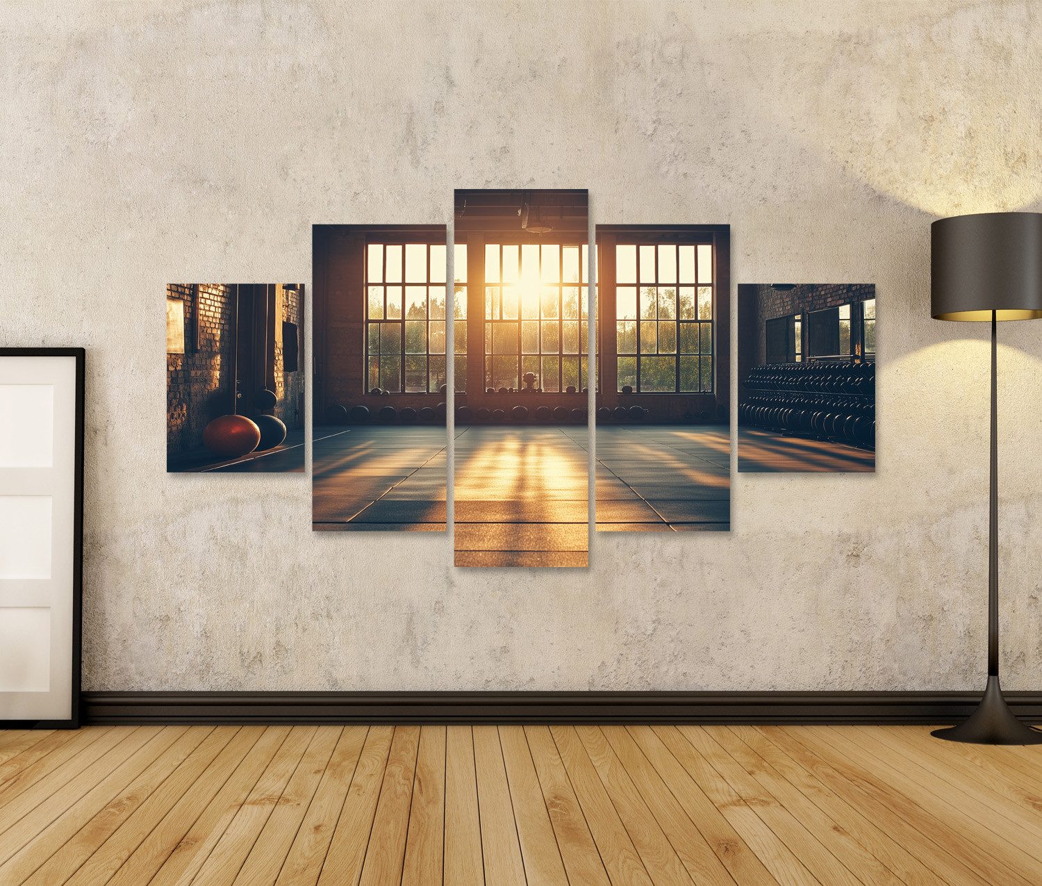 islandburner Leinwandbild Bild eines modernen Fitnessstudios_new – Bild 2 von 3