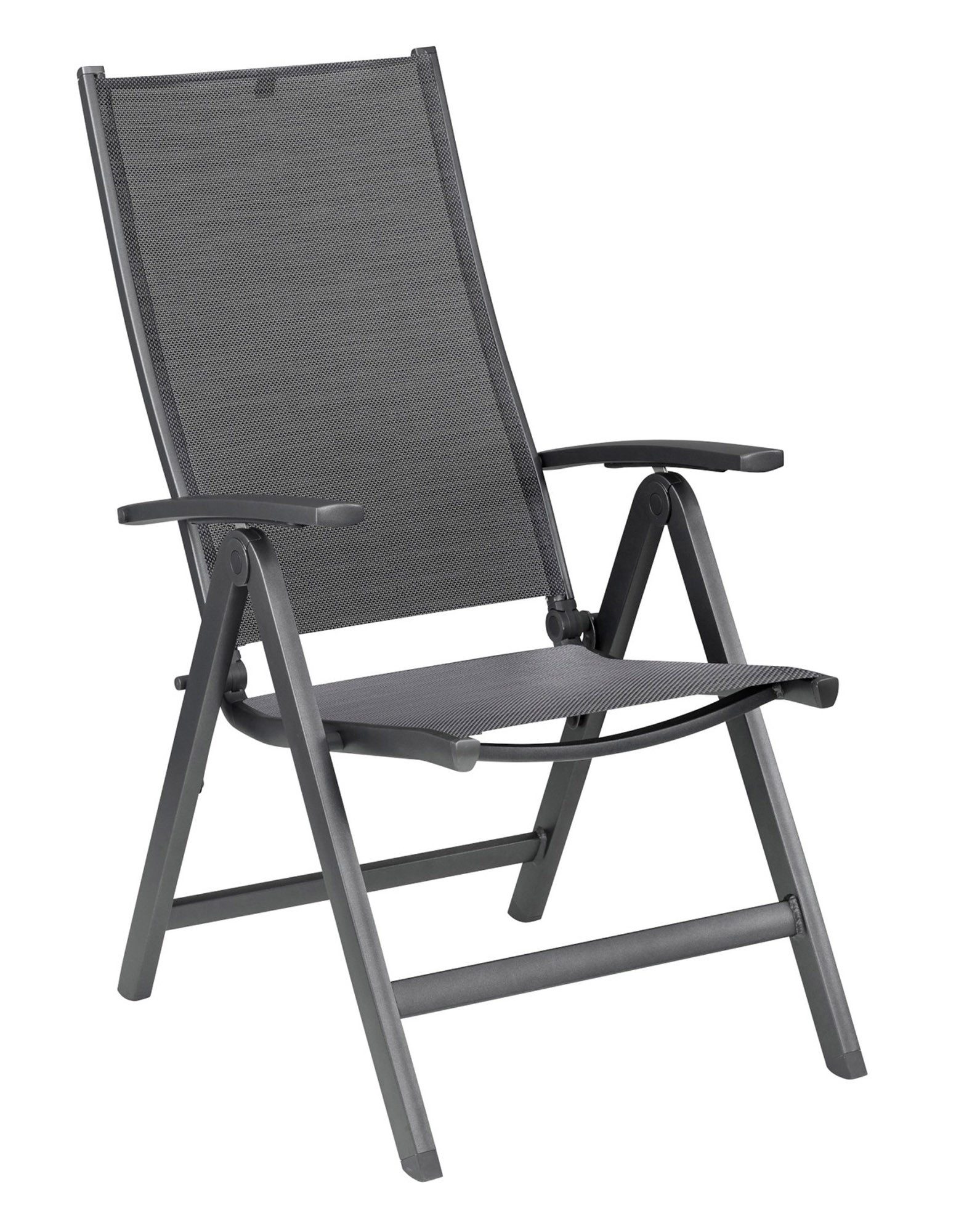 KETTLER Klappstuhl Kettler Gartensessel Multipositionssessel SIMPLY Anthrazit Matt