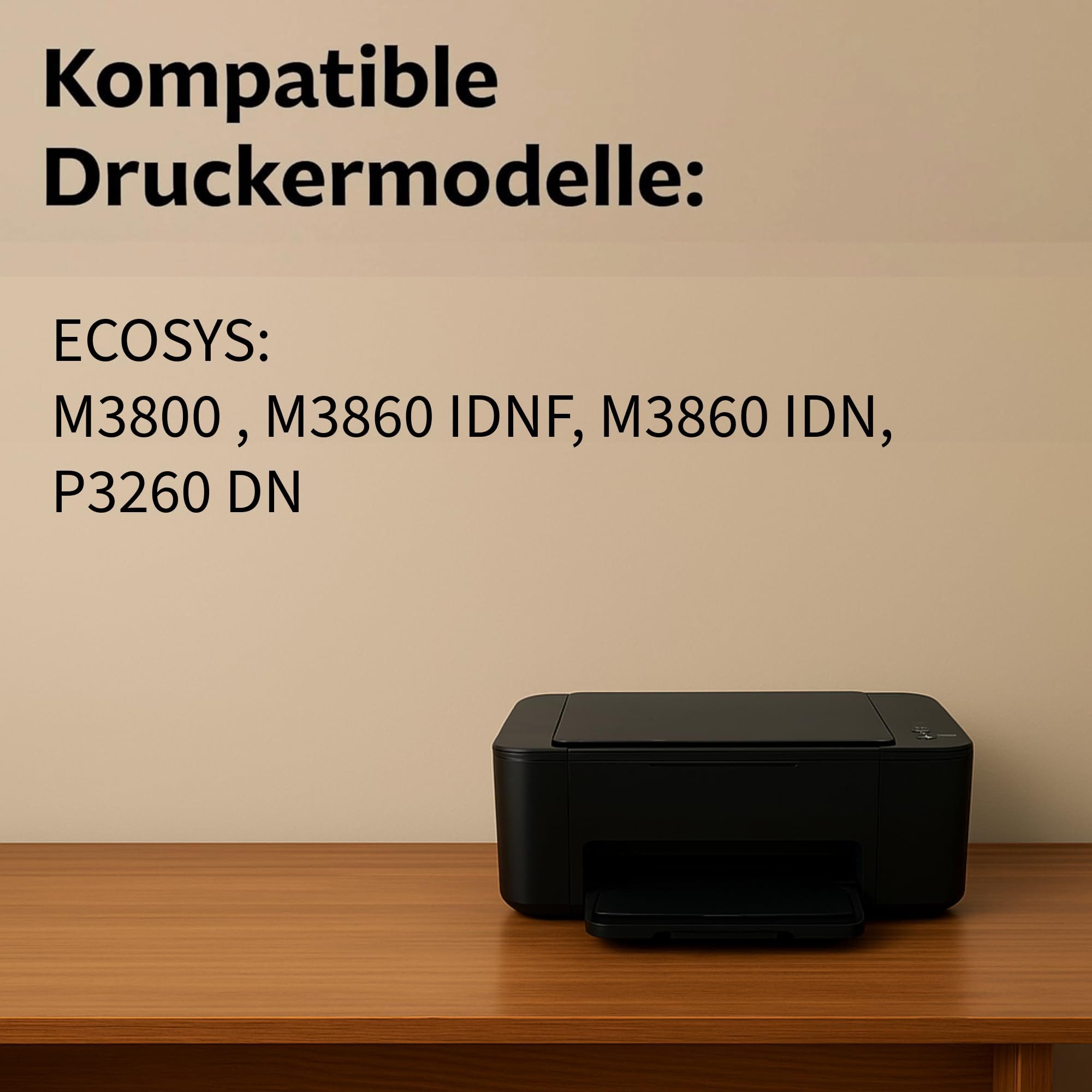 Eurotone Tonerkartusche M3860IDN, P3260DN, TK3200, (Einzelpack, 1-St., Lieferumfang: 1er-Pack in Schwarz Toner in Schwarz), Eurotone Toner M3860IDN, P3260DN, TK3200, 1er-Pack in Schwarz, Schwarz