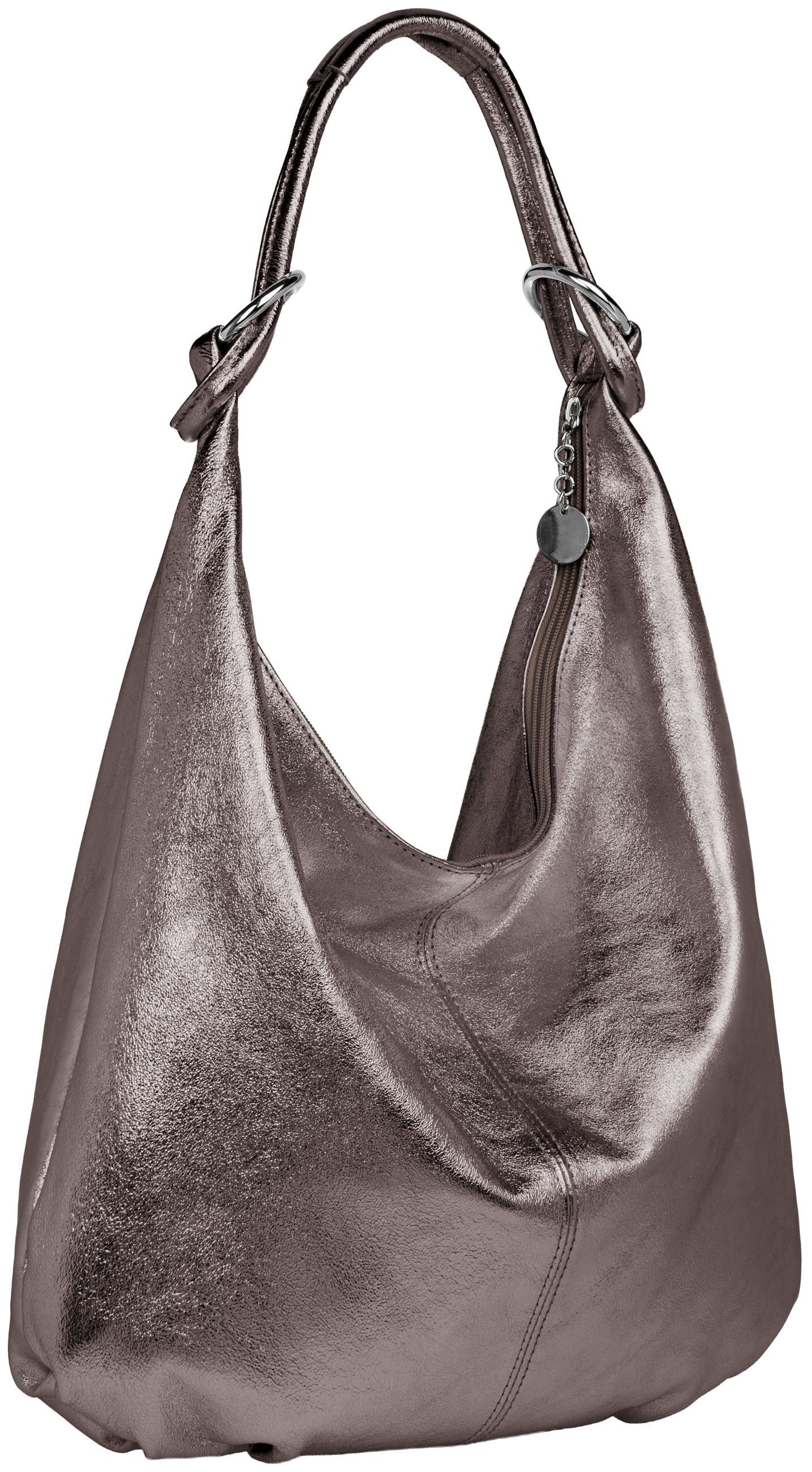 Caspar Schultertasche Damen Vintage Leder Tasche günstig online kaufen