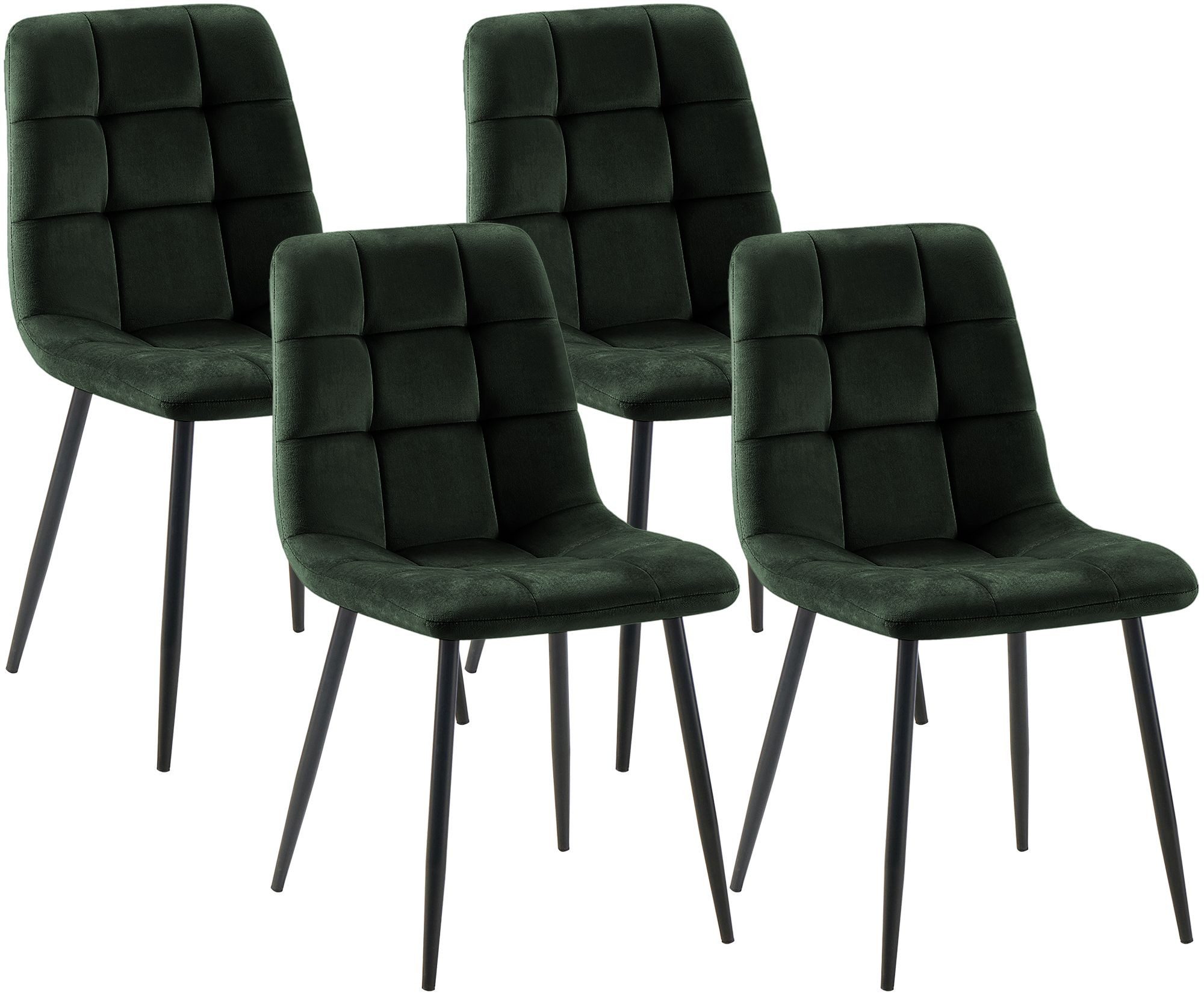 CLP Esszimmerstuhl Tilde (4er Set), mit Rückenlehne, bis 150 kg