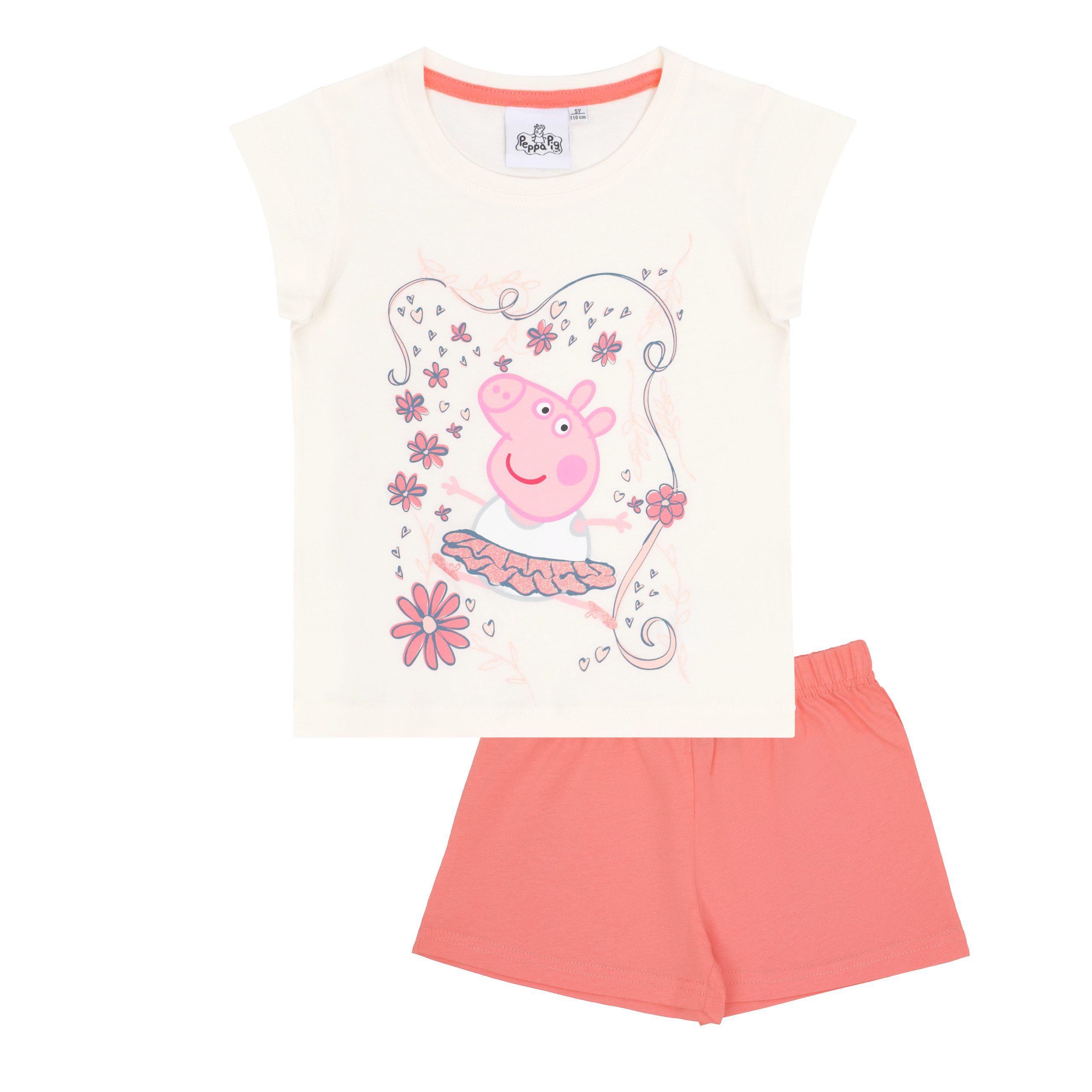 Peppa Pig Schlafanzug Peppa Pig Mädchen Schlafanzug kurzarm (Peppa Wutz)