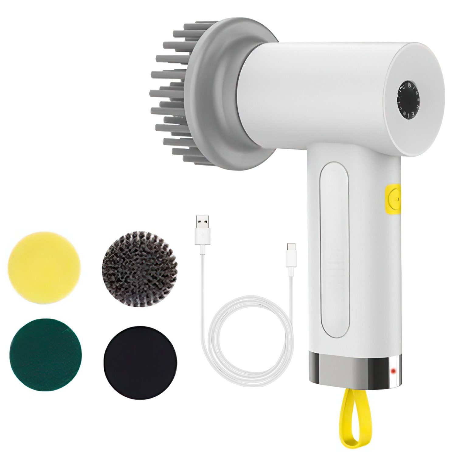 Reinigungsbürsten-Set Spin Scrubber Elektrische Reinigungsbürste Bürste Schleuderschrubber